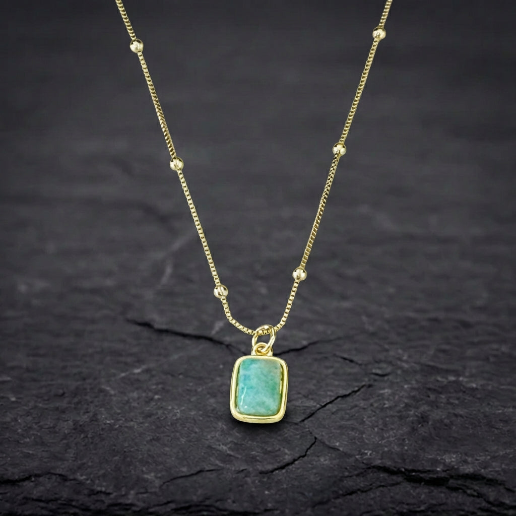 Briella Amazonite Gemstone Necklace