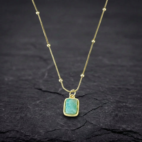 Briella Amazonite Gemstone Necklace